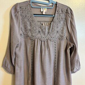 Lace Bohemian style top